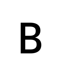 B